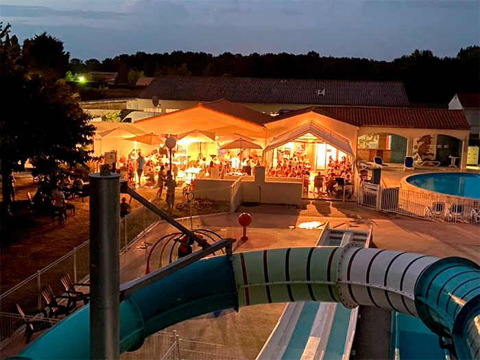 Petit camping avec des animations sur Royan